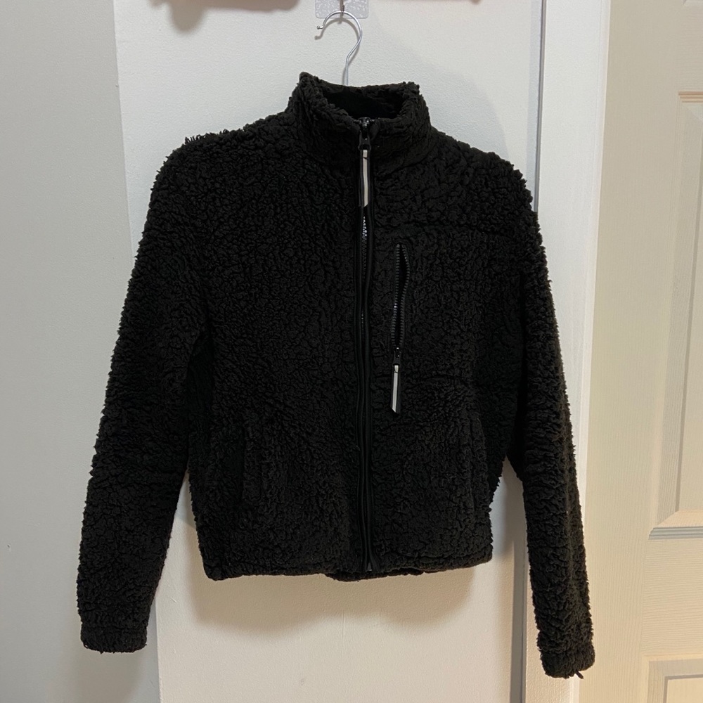 Black Teddybear Zipup
